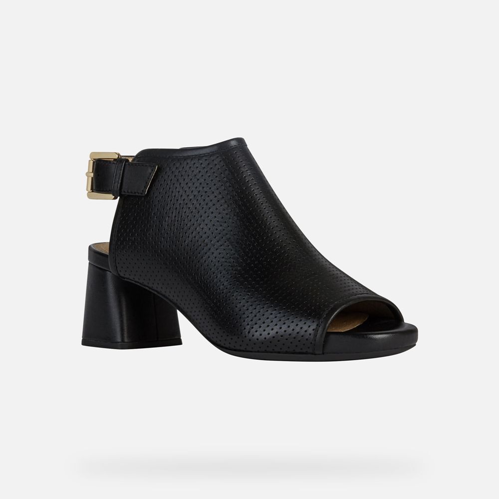 Geox Bayan Sandalet Siyah - Genziana - GSI-726819